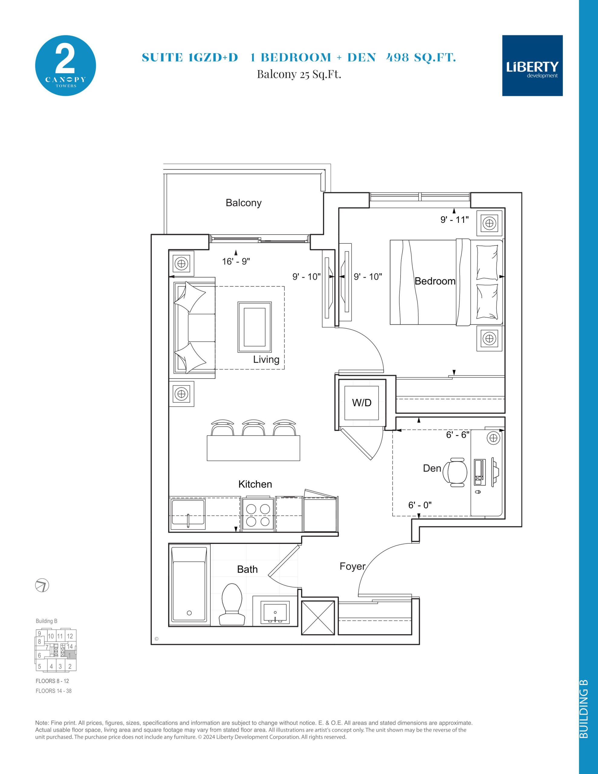 Suite 1GZD+D plan preview