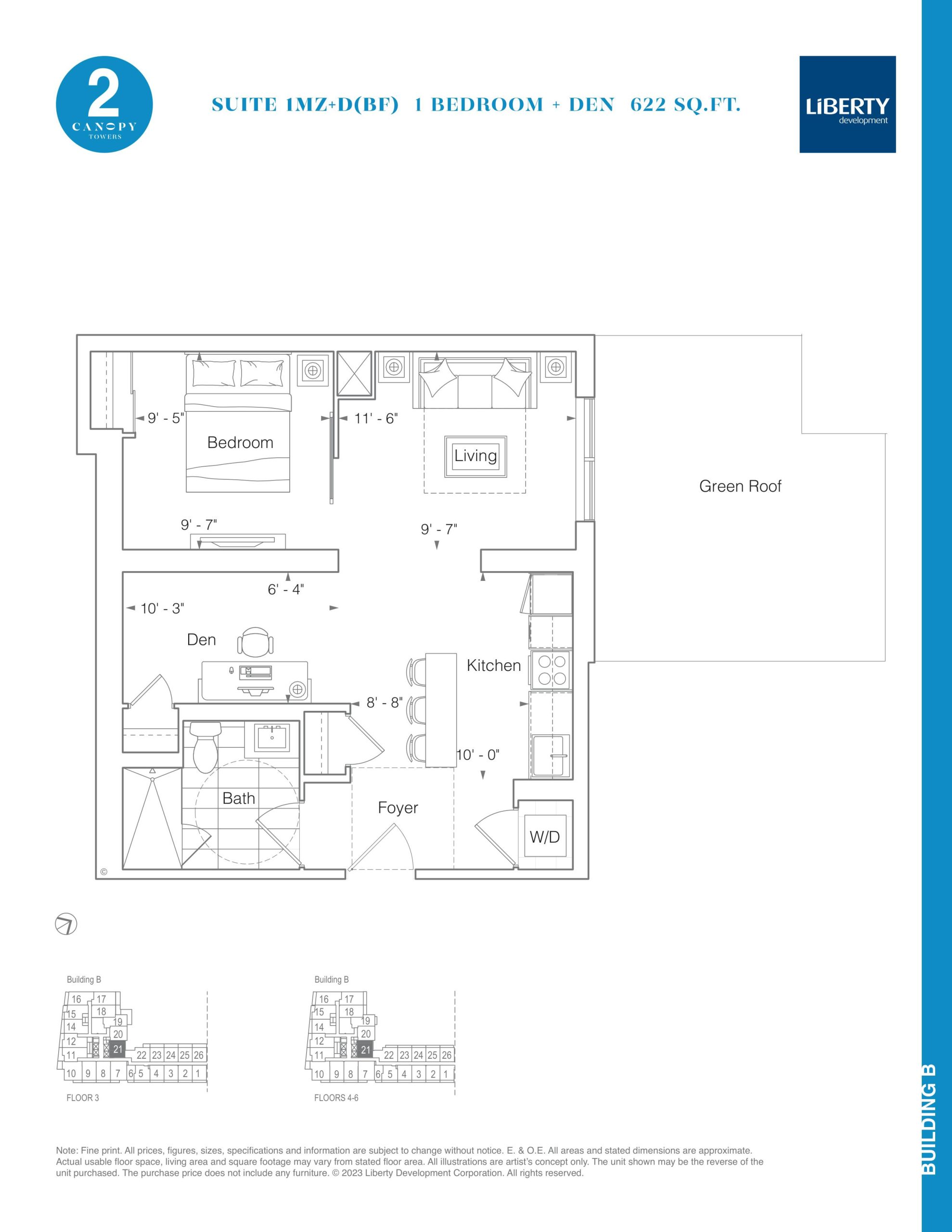 Suite 1MZ+D(BF) floor plan