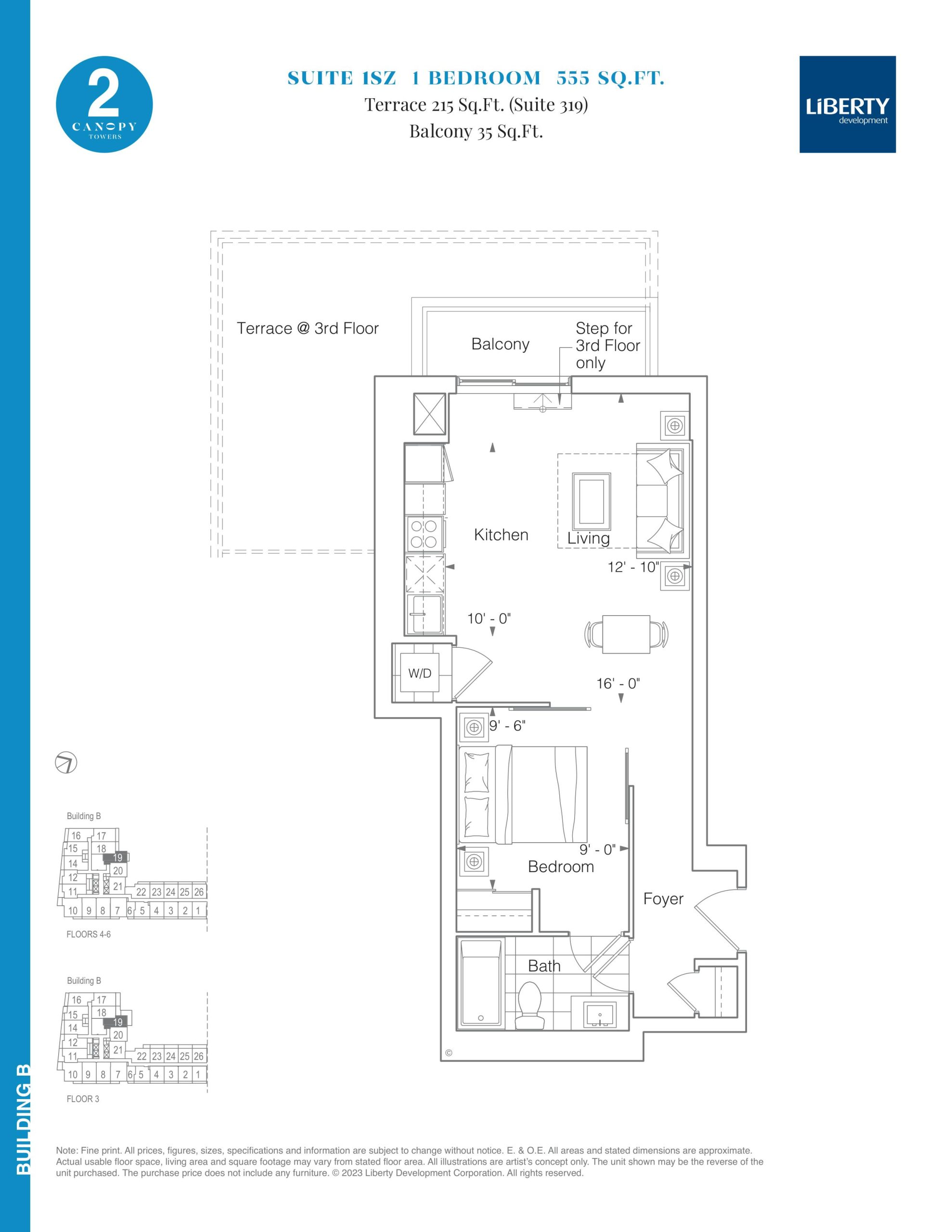 Suite 1SZ floor plan