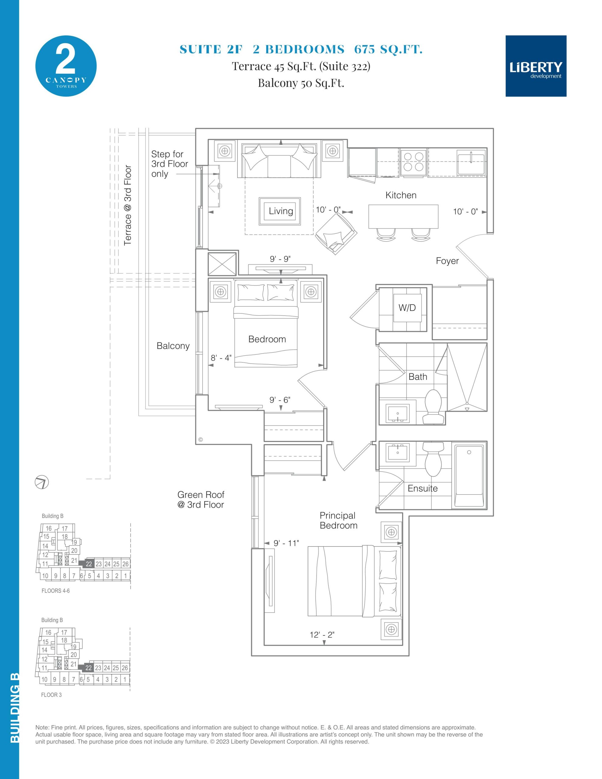 Suite 2F floor plan