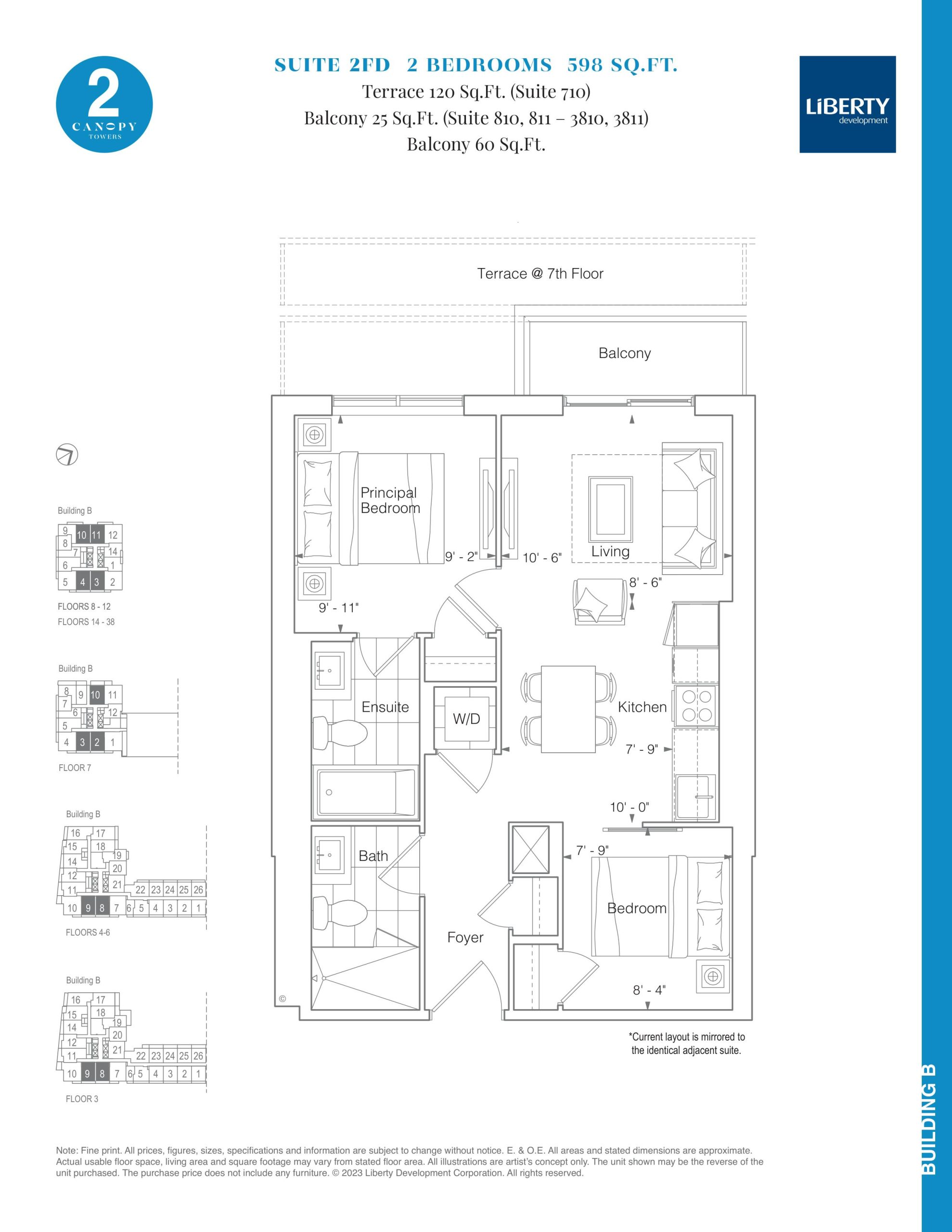 Suite 2FD floor plan