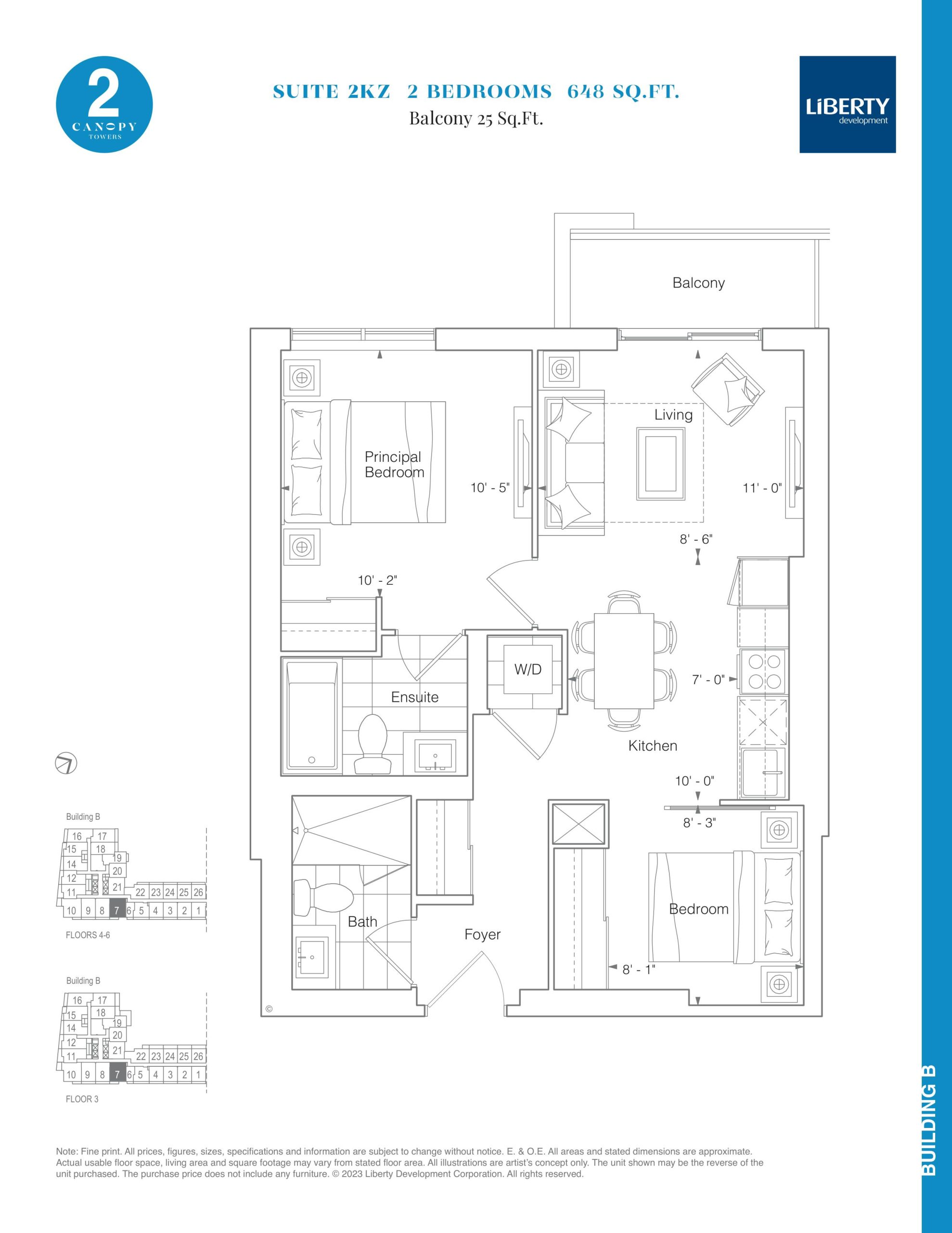 Suite 2KZ floor plan
