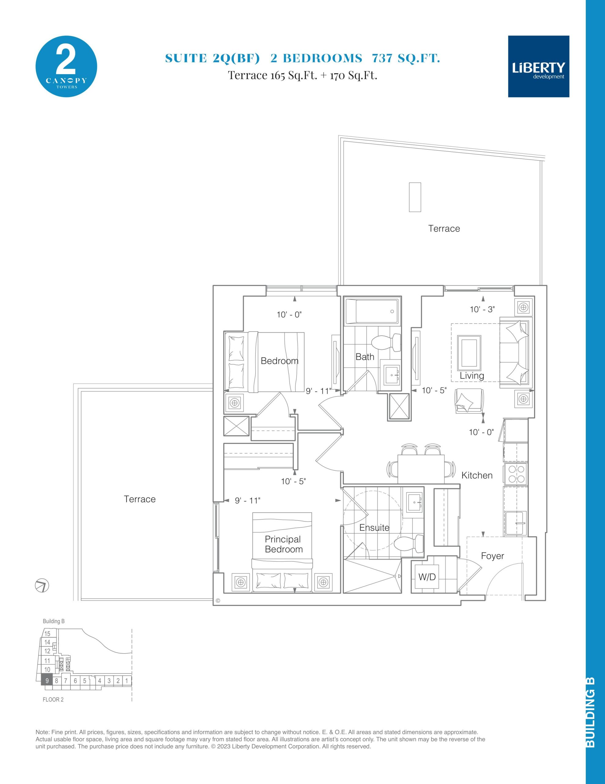 Suite 2Q(BF) floor plan