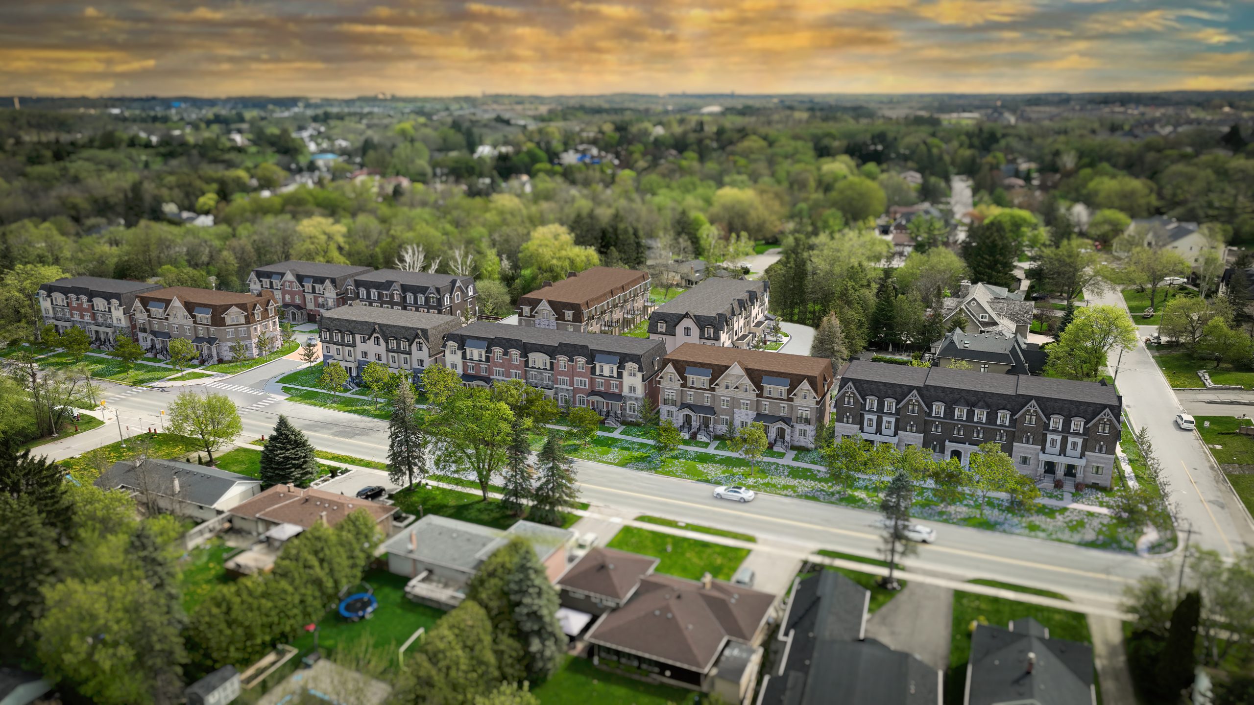 Canterbury Lanes Towns, King City. Artist’s rendering.
