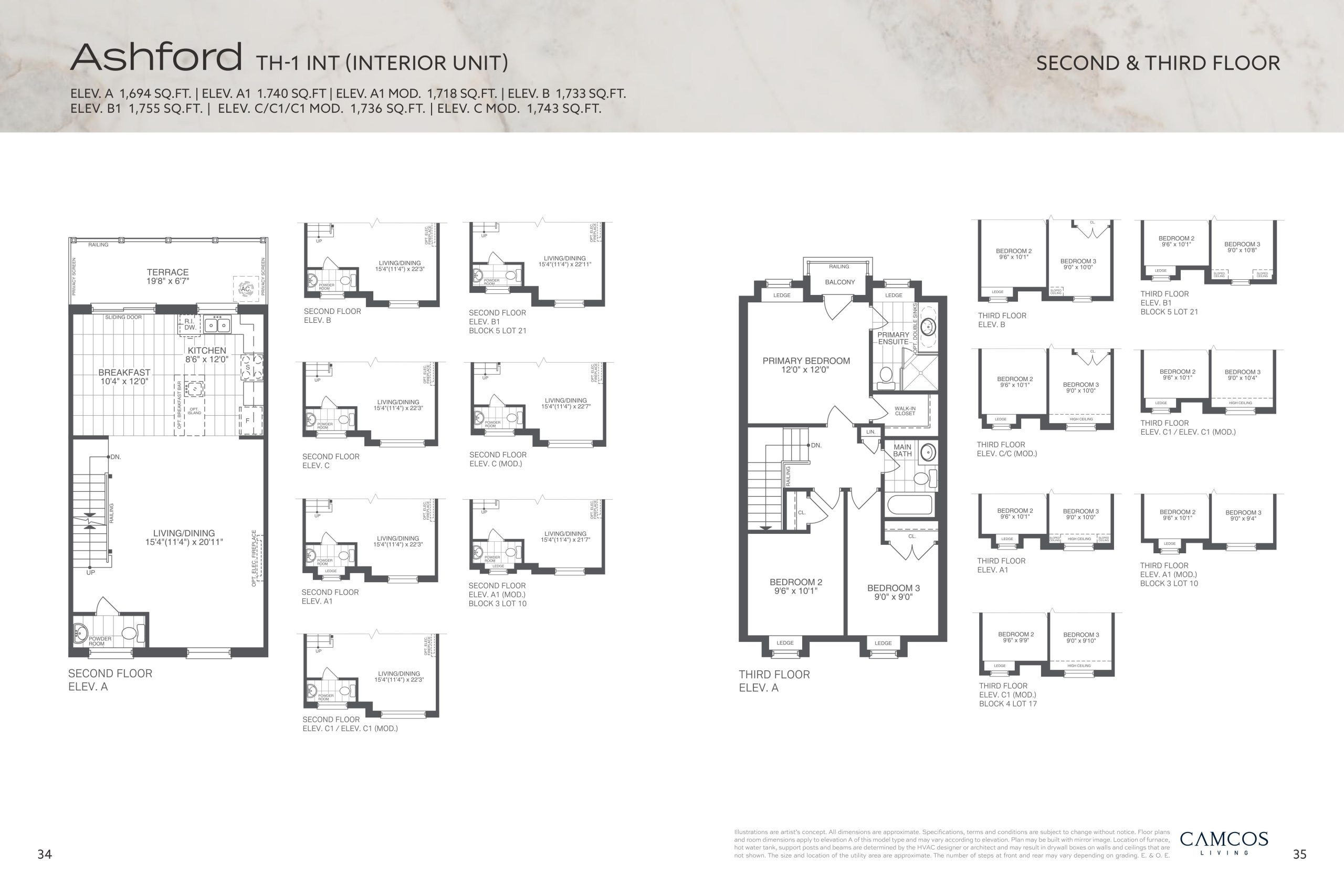 Ashford (2nd & 3rd Floor) plan preview