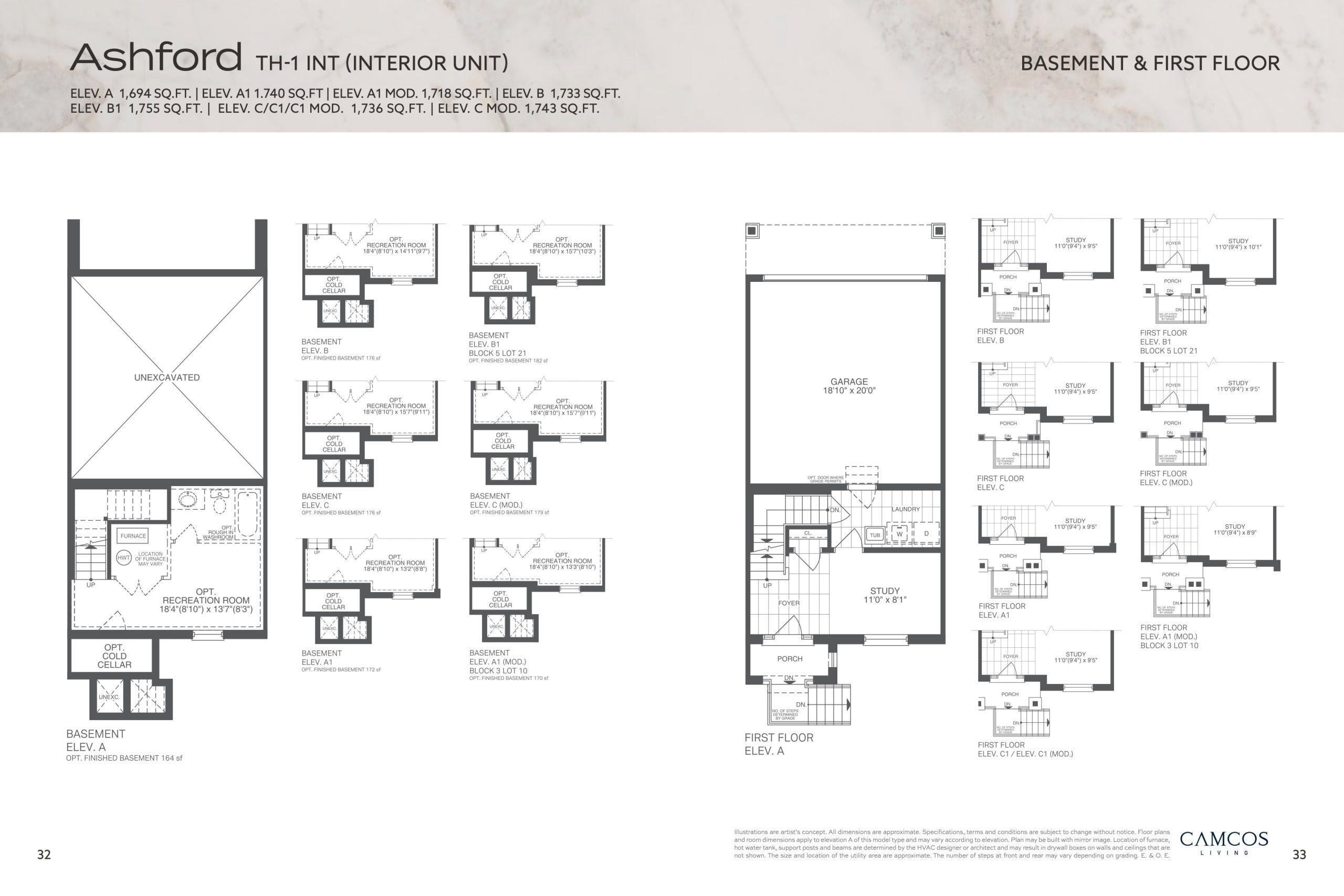 Ashford (Basement & 1st Floor) plan preview