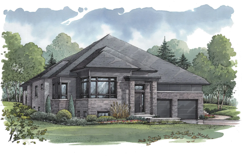 The Baker w/ Loft - Elev. A1 plan preview