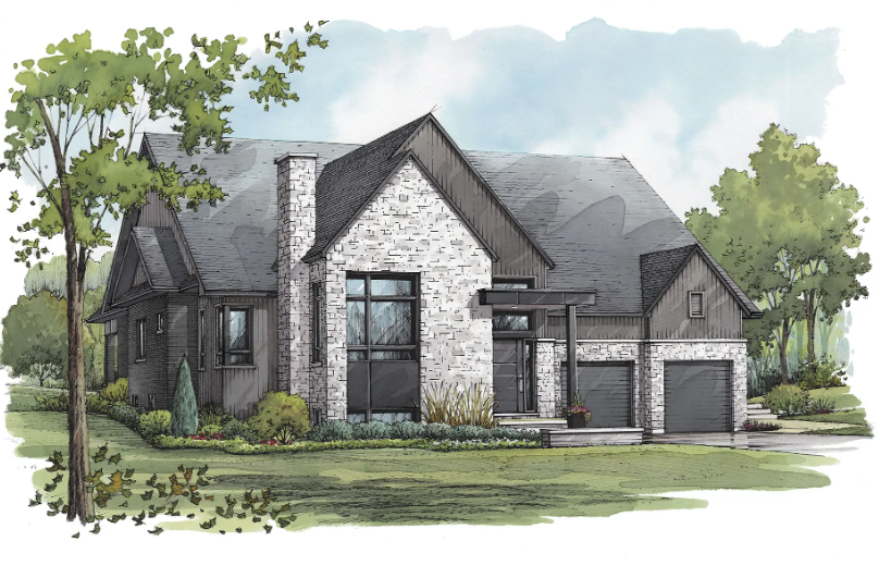 The Baker w/ Loft - Elev. B1 plan preview