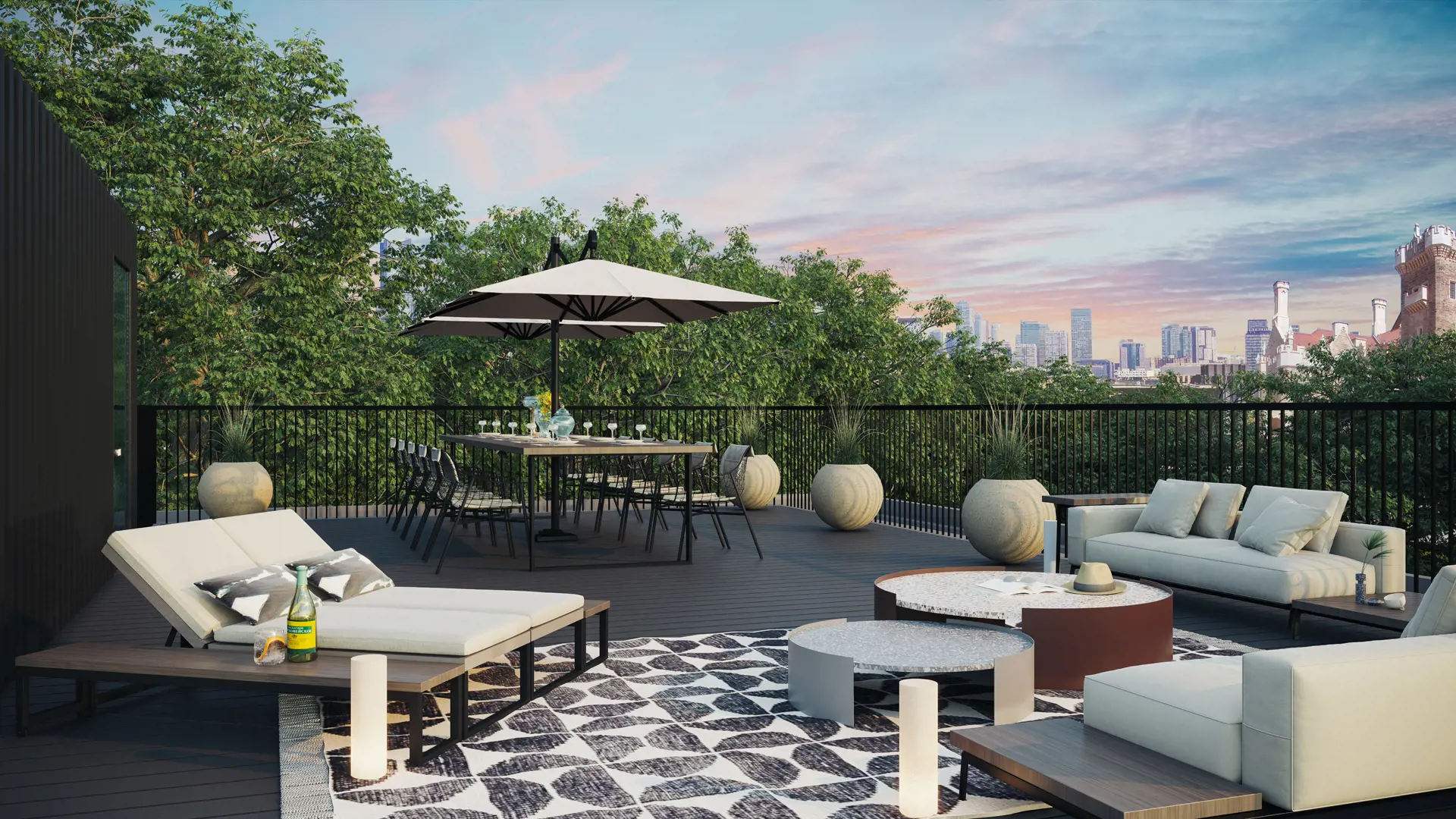 Casa Collina, Rendering