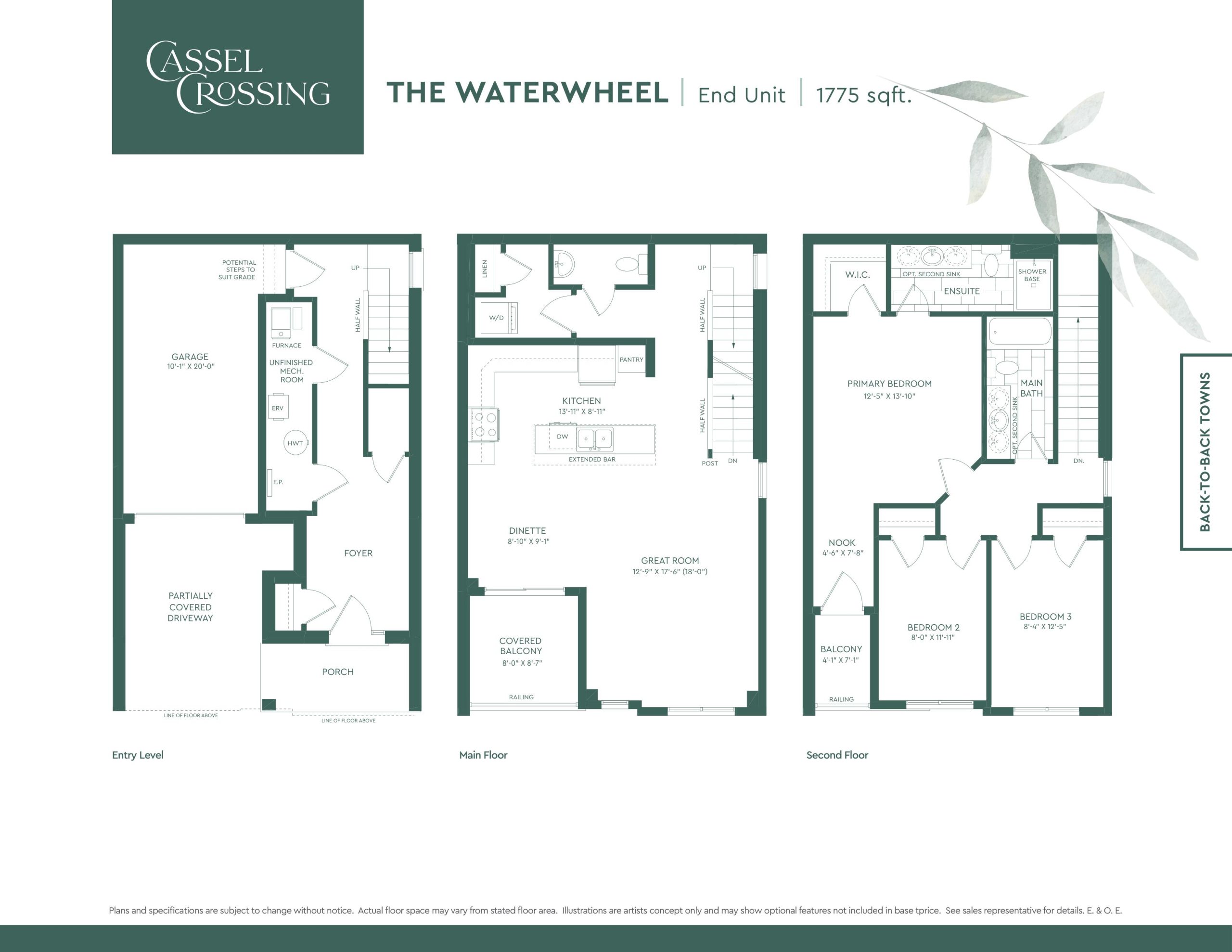 The Waterwheel plan preview