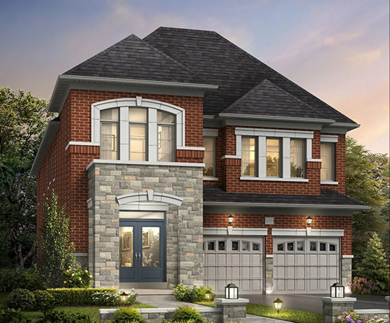Castlemore Crossing Homes, Brampton. Artist’s rendering.