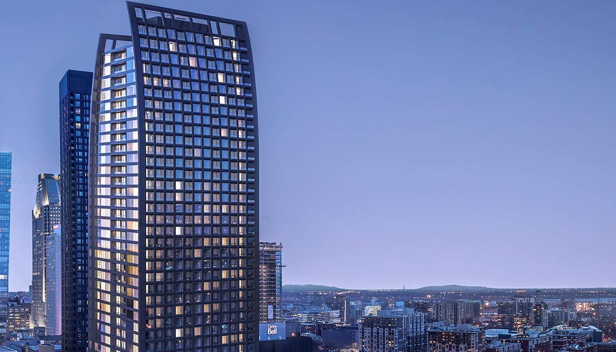 CentraCondos 1000 Rue de la Montagne, Montréal. Artist’s rendering.