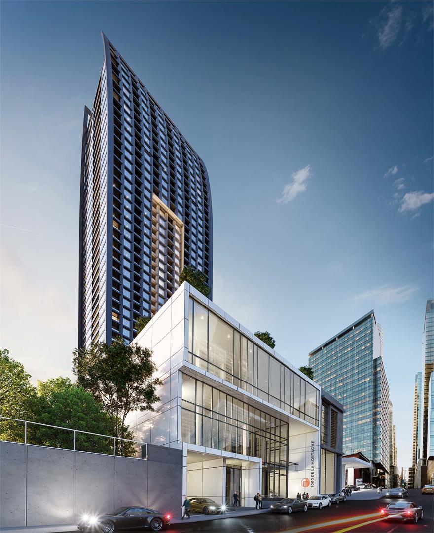 CentraCondos 1000 Rue de la Montagne rendering 4