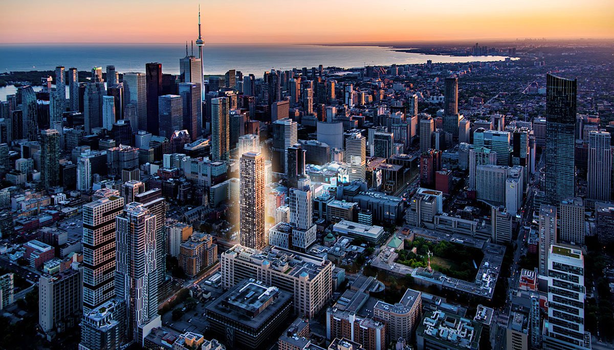 New high-rise condominium in the Garden District neighbourhood