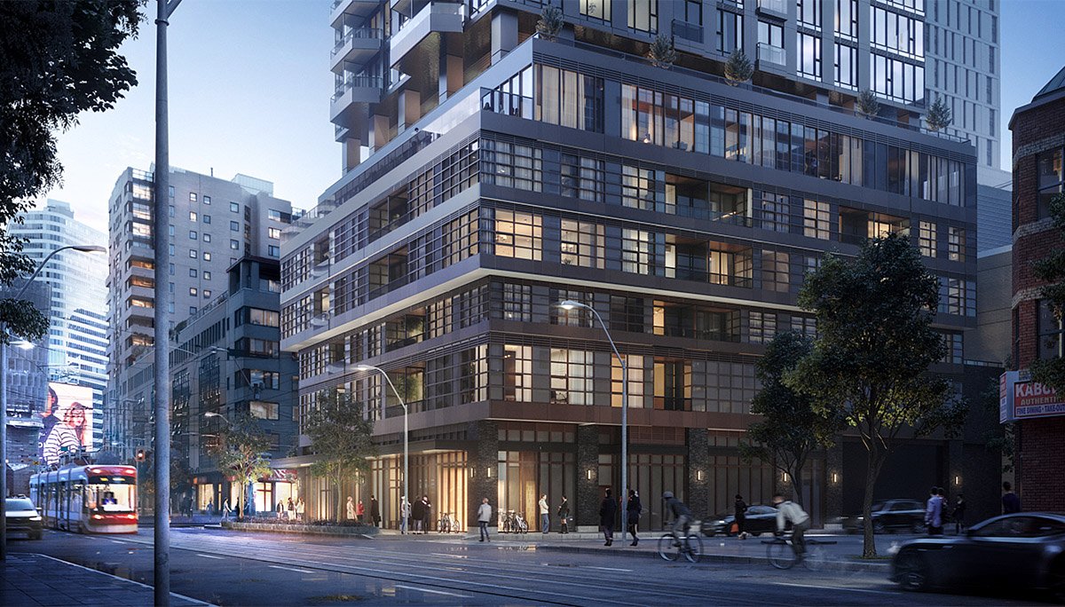 New 53 storey pre-construction project with 594 residential units close Ryerson University