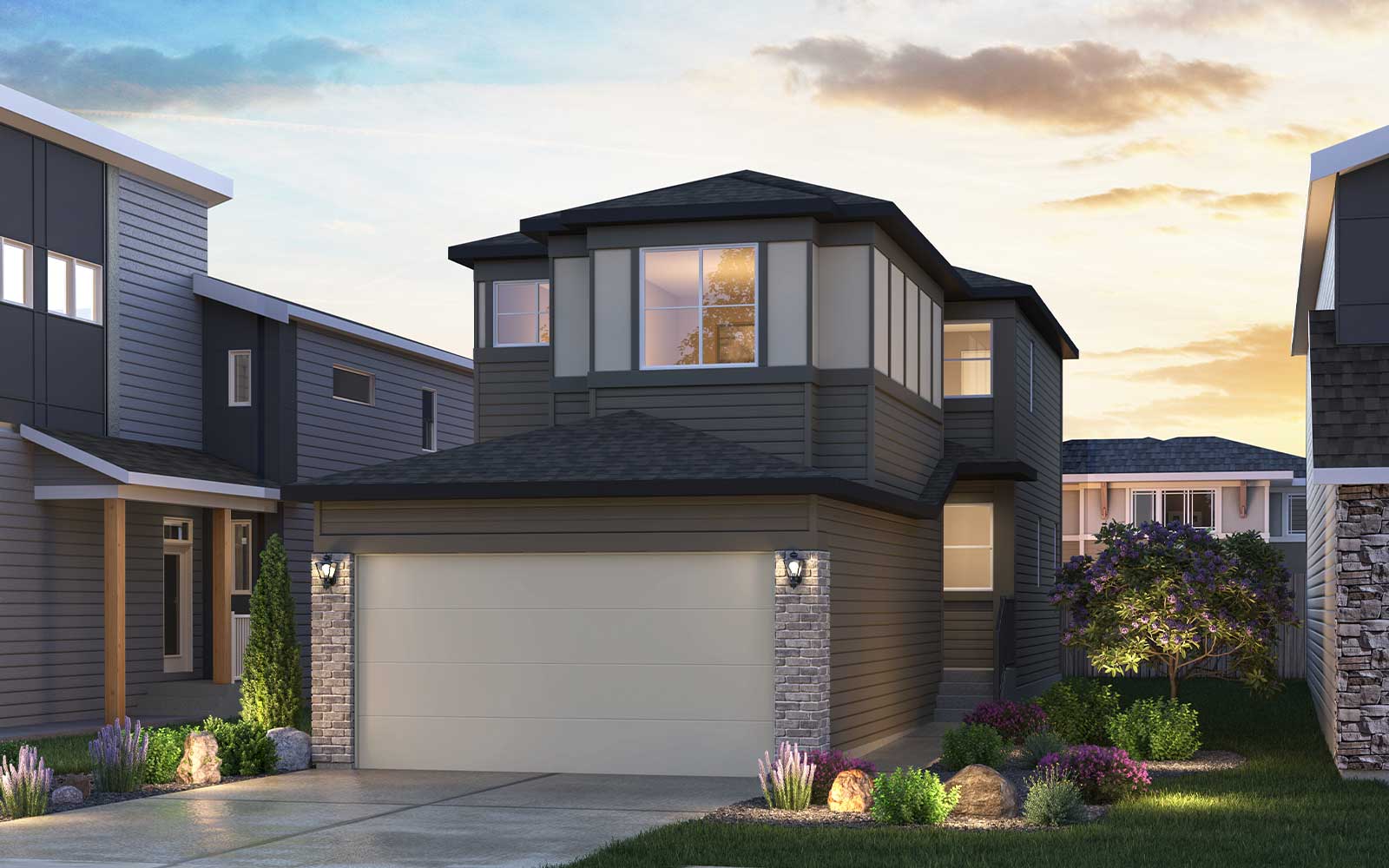 Front Garage Collection - Cascade 22 plan preview