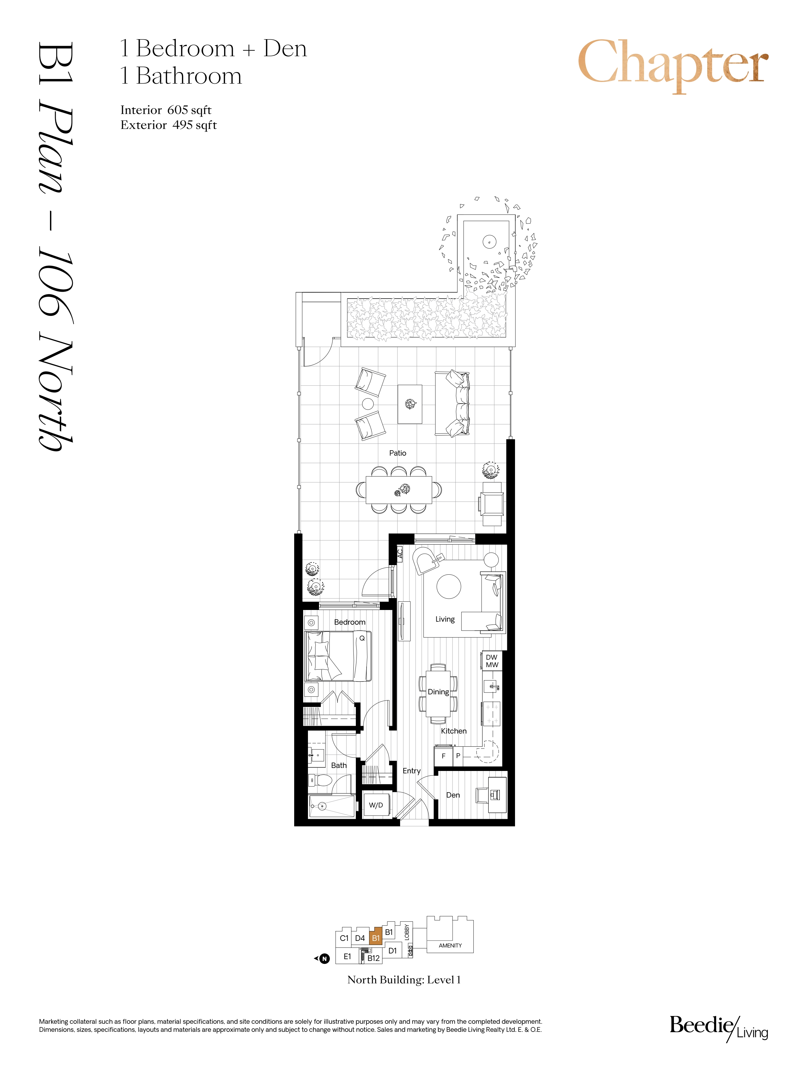 B1-South floor plan