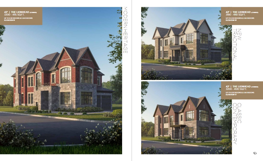 The Lionhead (Corner) plan preview