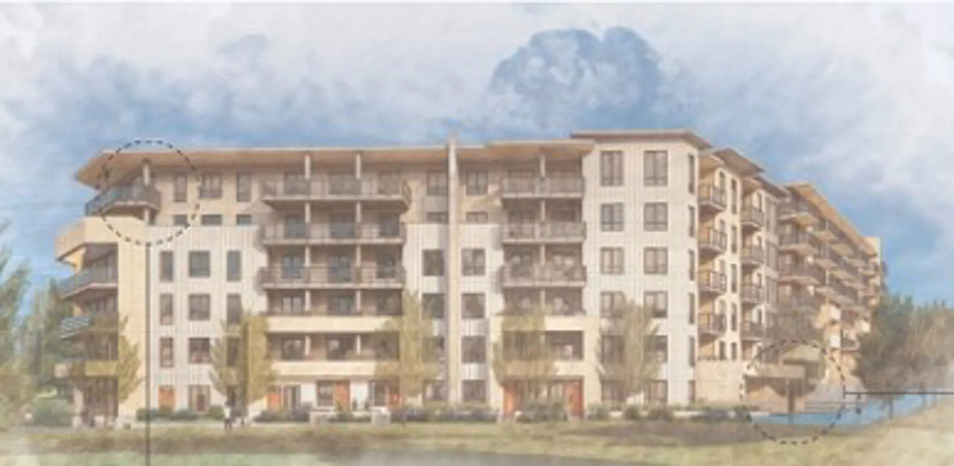 Clayton Crest - Bute (Building 2), Surrey. Artist’s rendering.