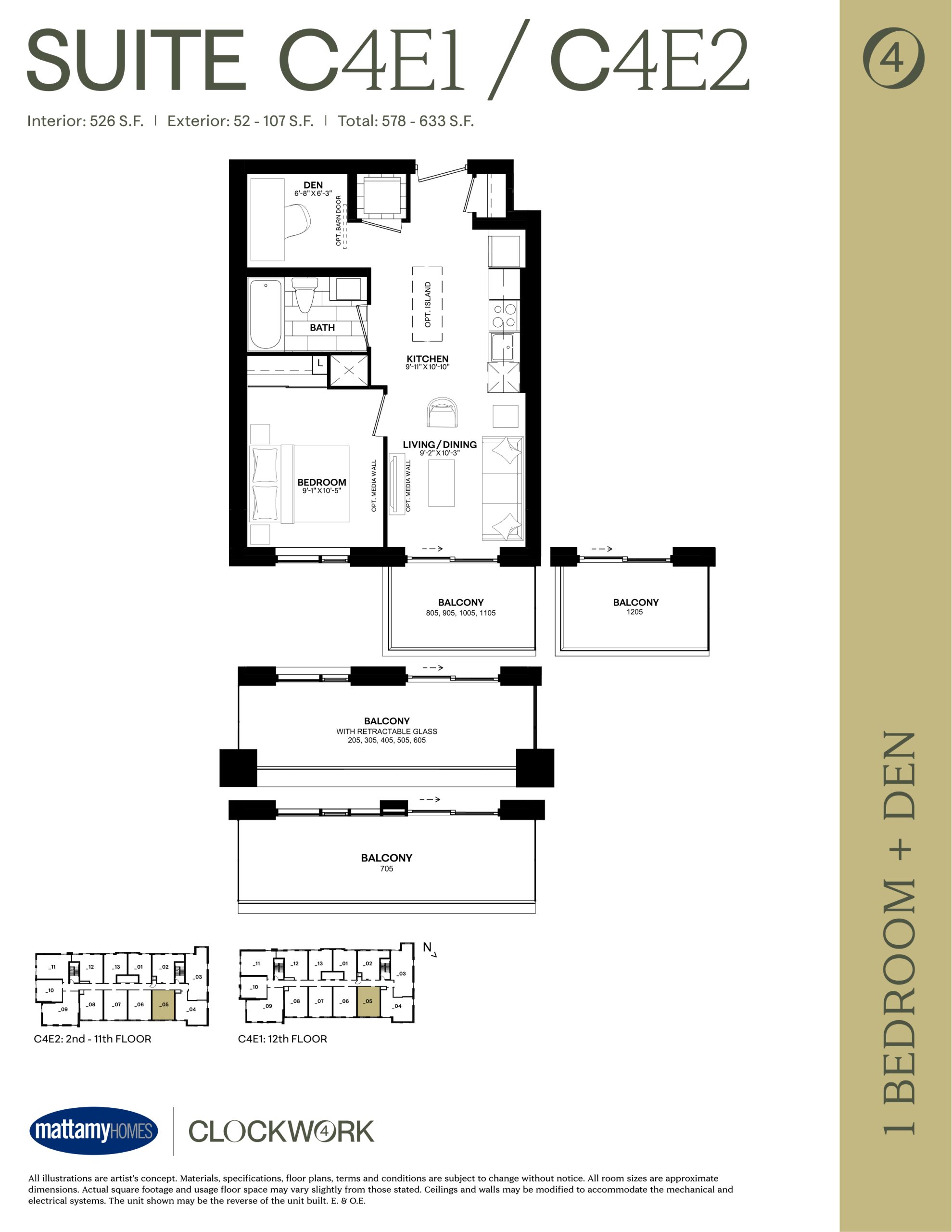 Suite C4E1/C4E2 plan preview