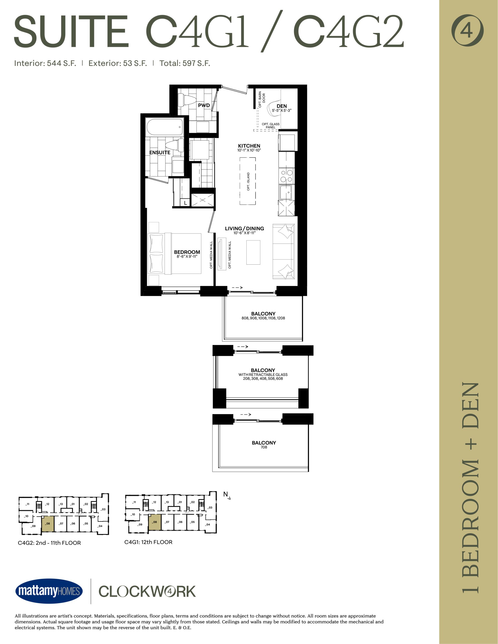 Suite C4G1/C4G2 plan preview