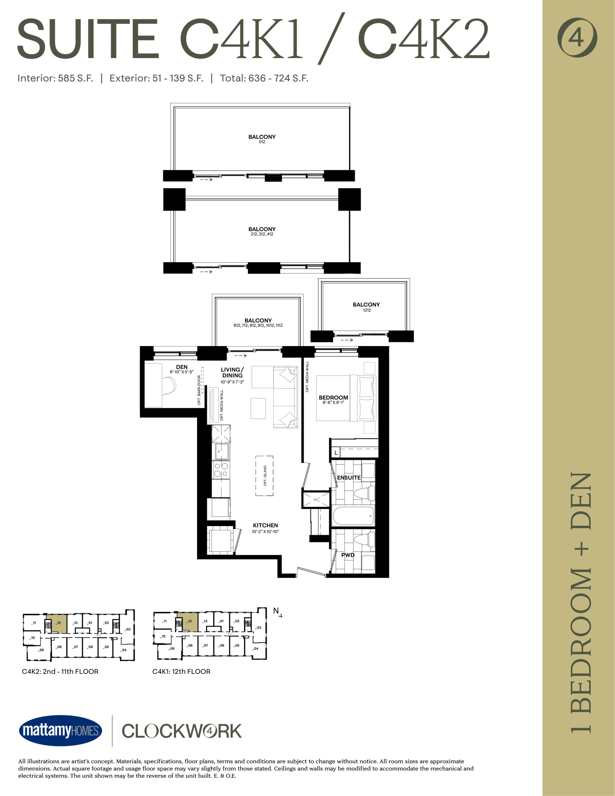 Suite C4K1/C4K2 plan preview