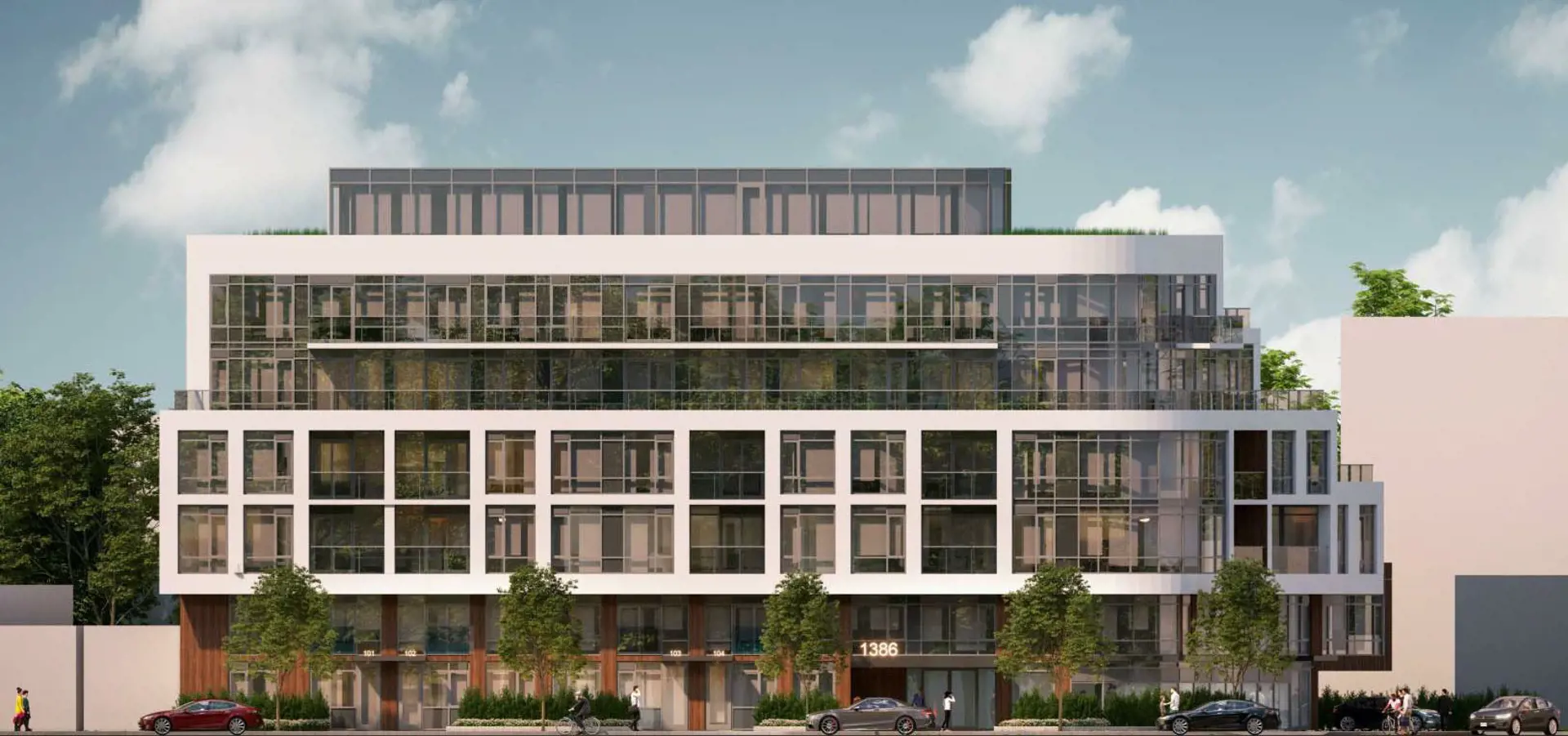 Clubhouse Condominiums Exterior Rendering