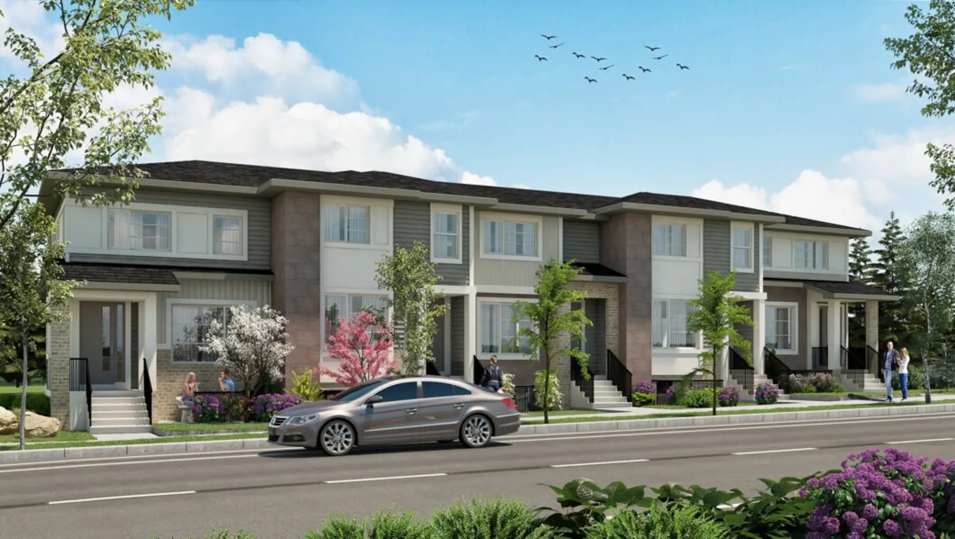 Cobblestone Creek by Douglas Homes, Edmonton. Artist’s rendering.
