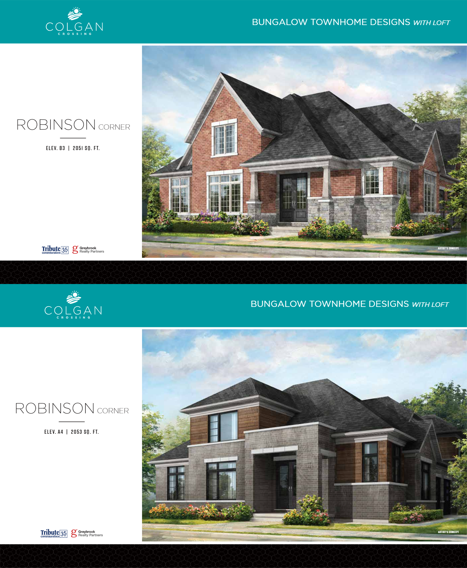 Robinson Corner - Elev. B3 floor plan