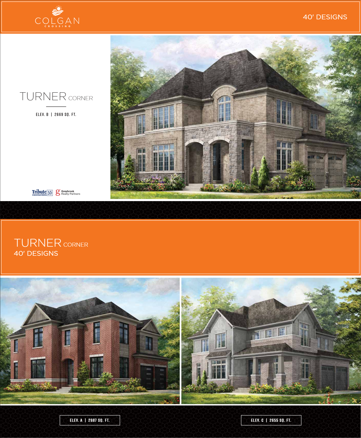 Turner Corner - Elev. B floor plan