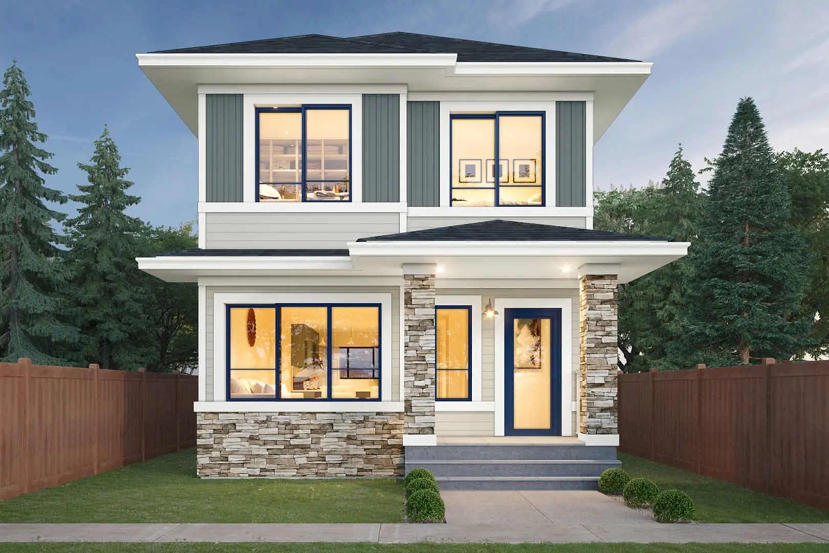 College Woods at Lakeview, Edmonton. Artist’s rendering.