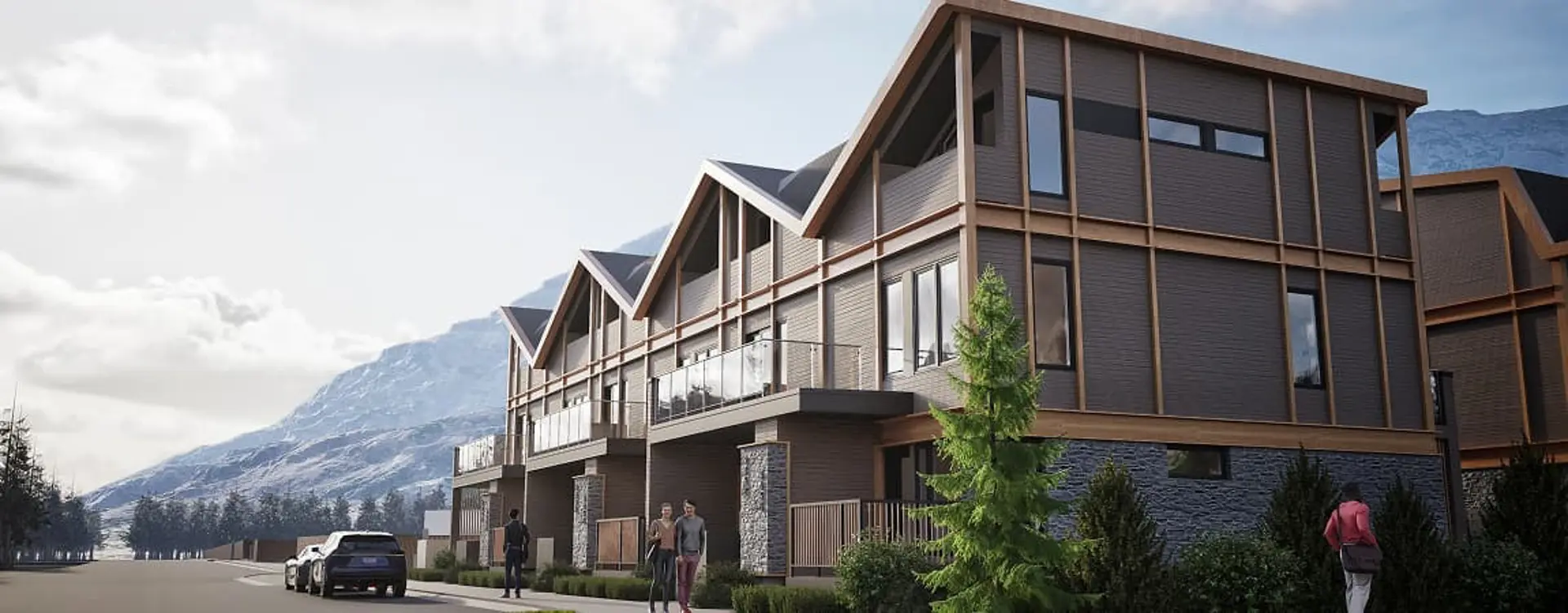 Colliery Parc, Canmore. Artist’s rendering.