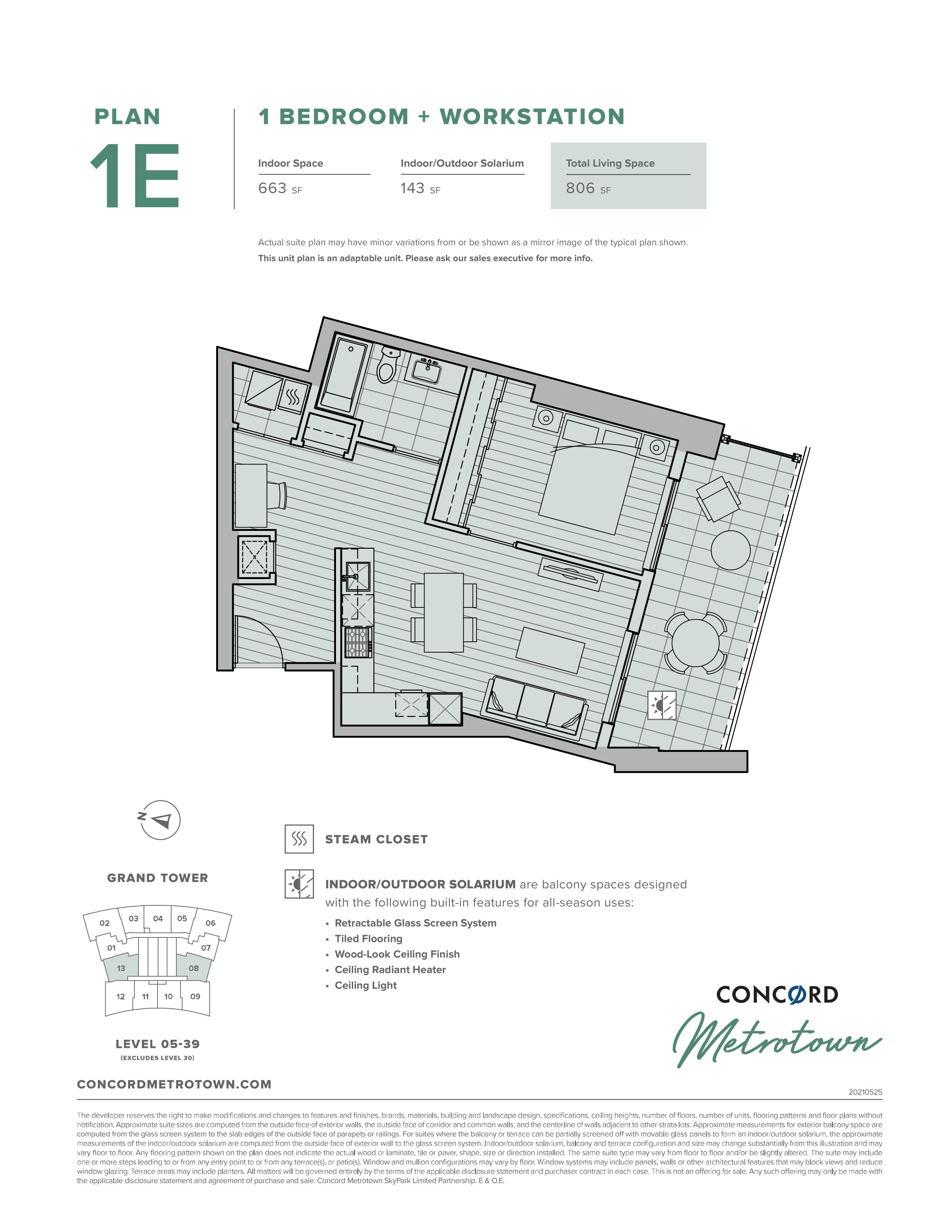 1E plan preview