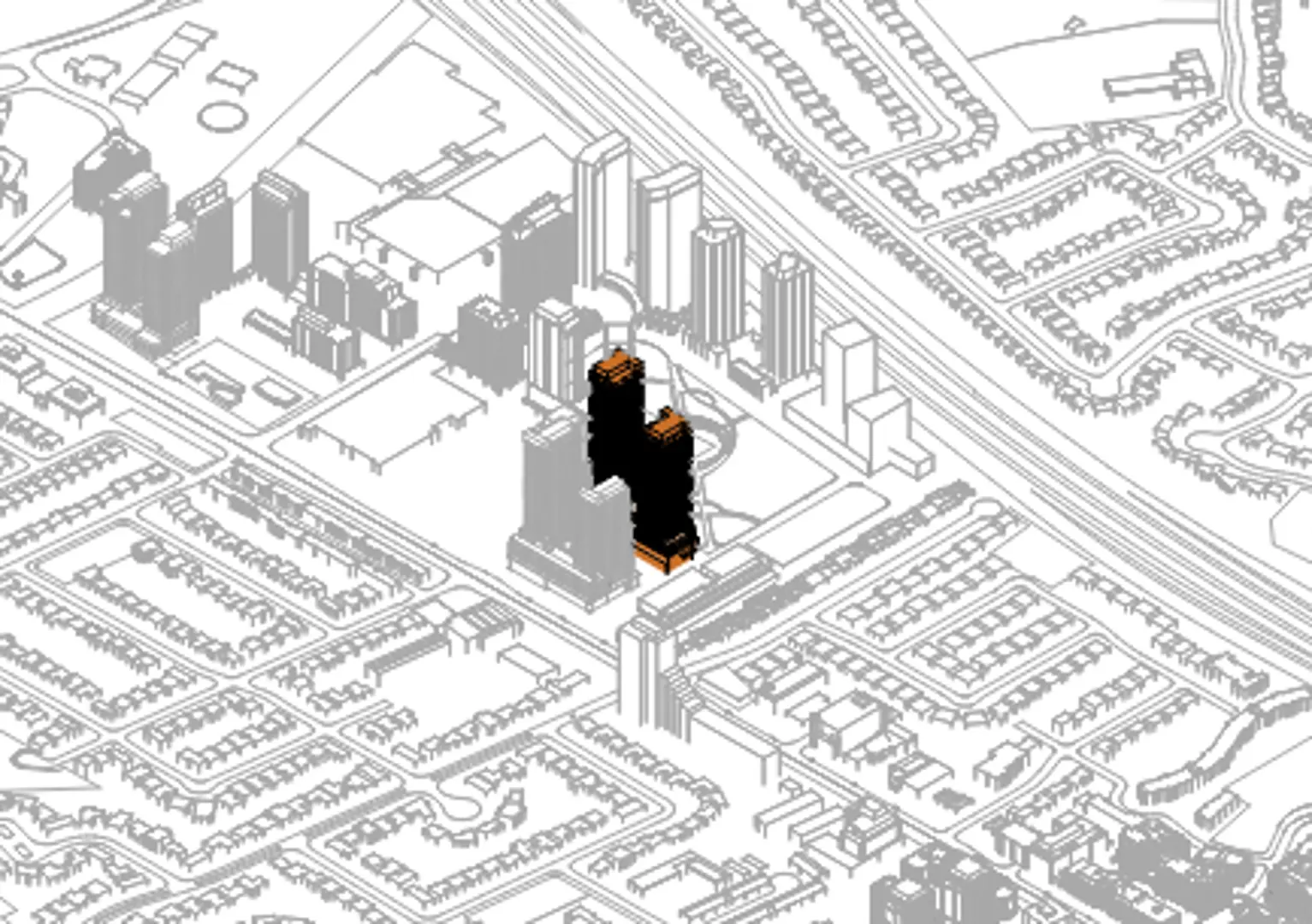 Concord Park Place - Block 9 & 18, Toronto. Artist’s rendering.