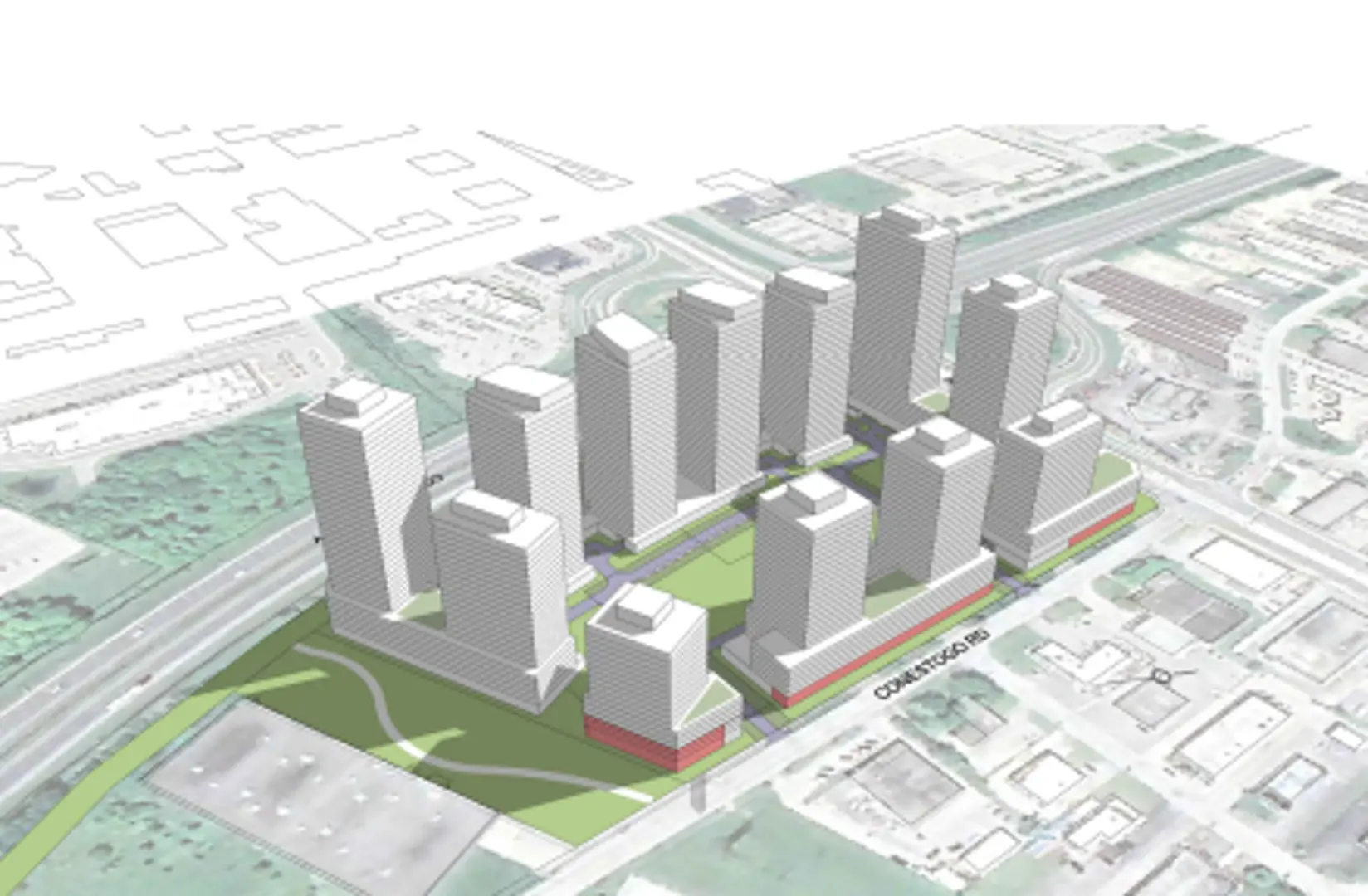Conestogo Park Square rendering
