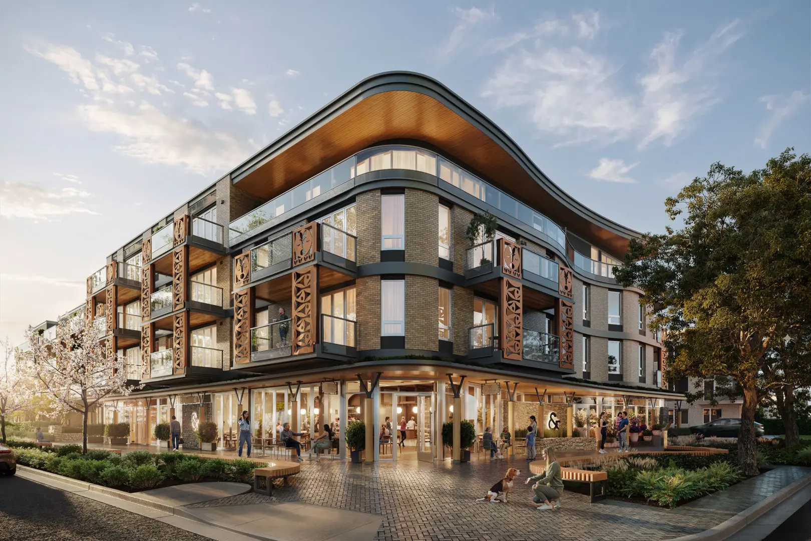 Cook Street Village, Victoria. Artist’s rendering.