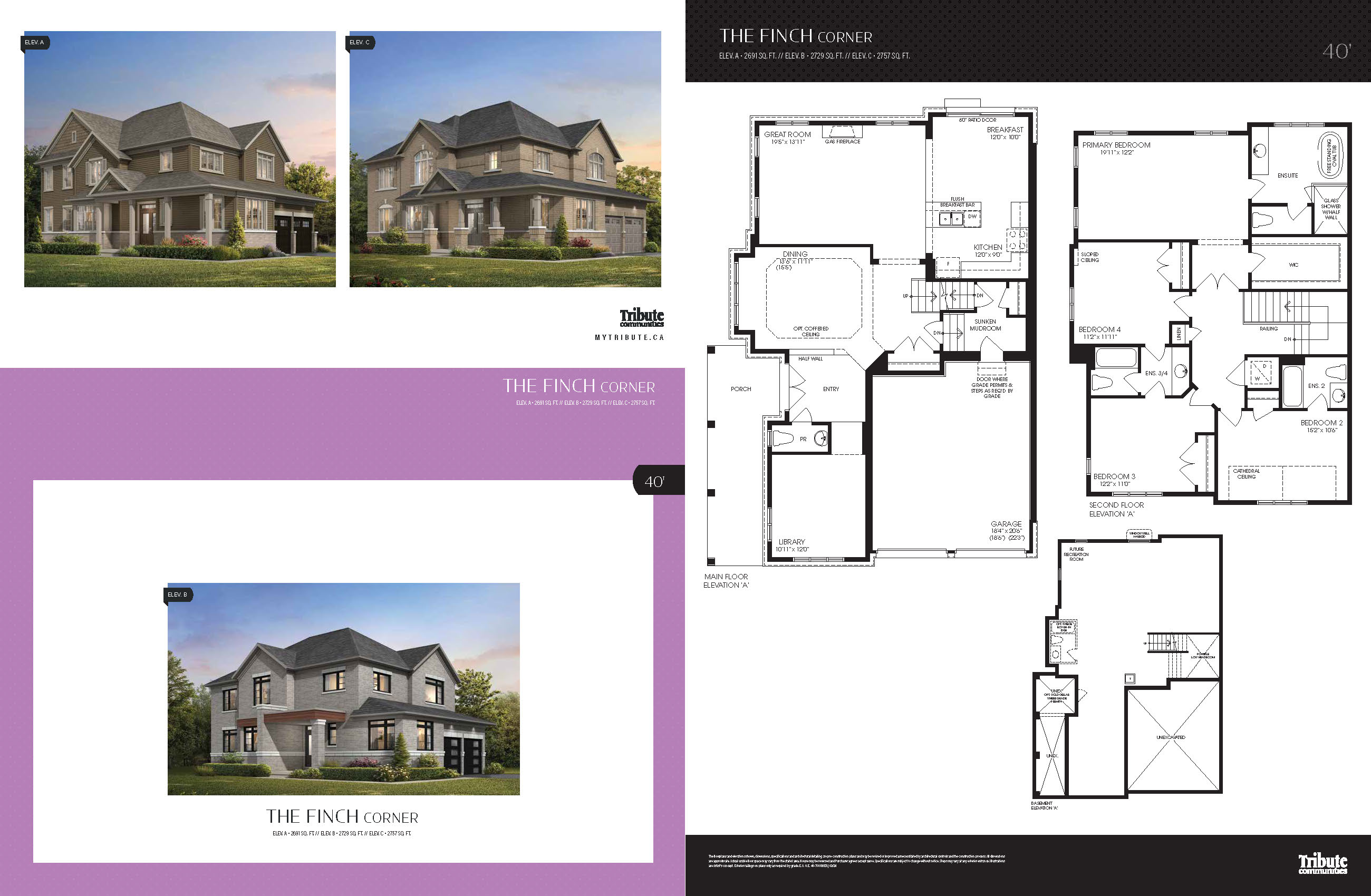 THE FINCH CORNER A floor plan