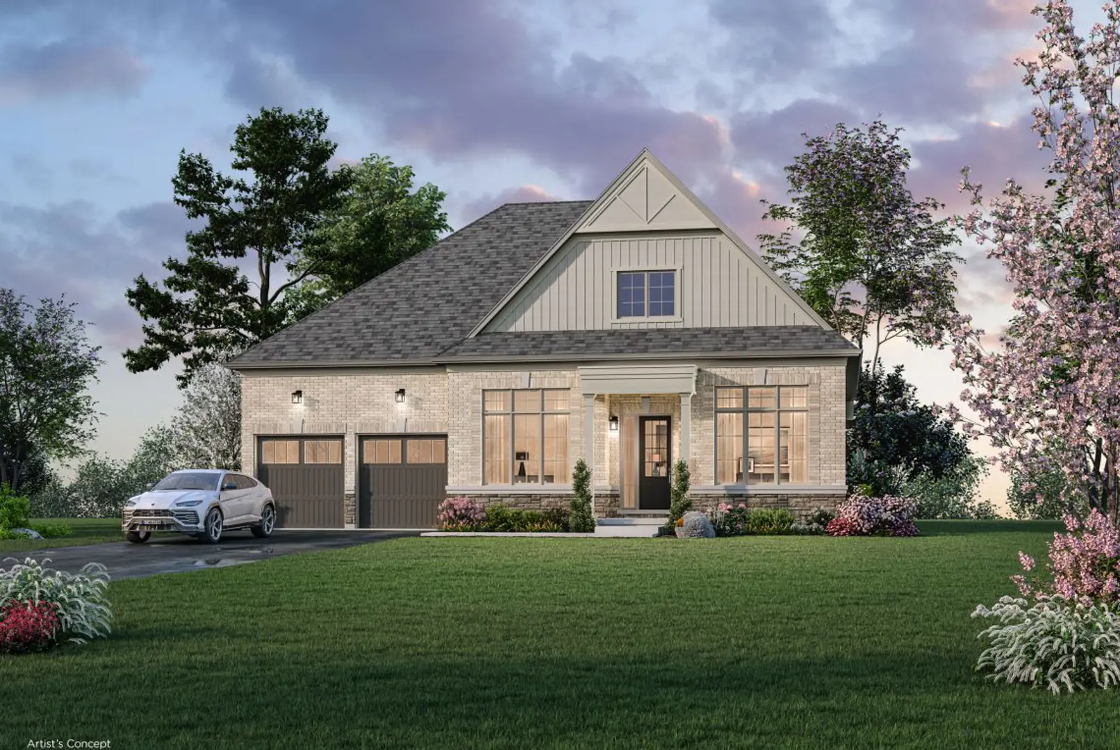Courts Of King’s Bay, Kawartha Lakes. Artist’s rendering.