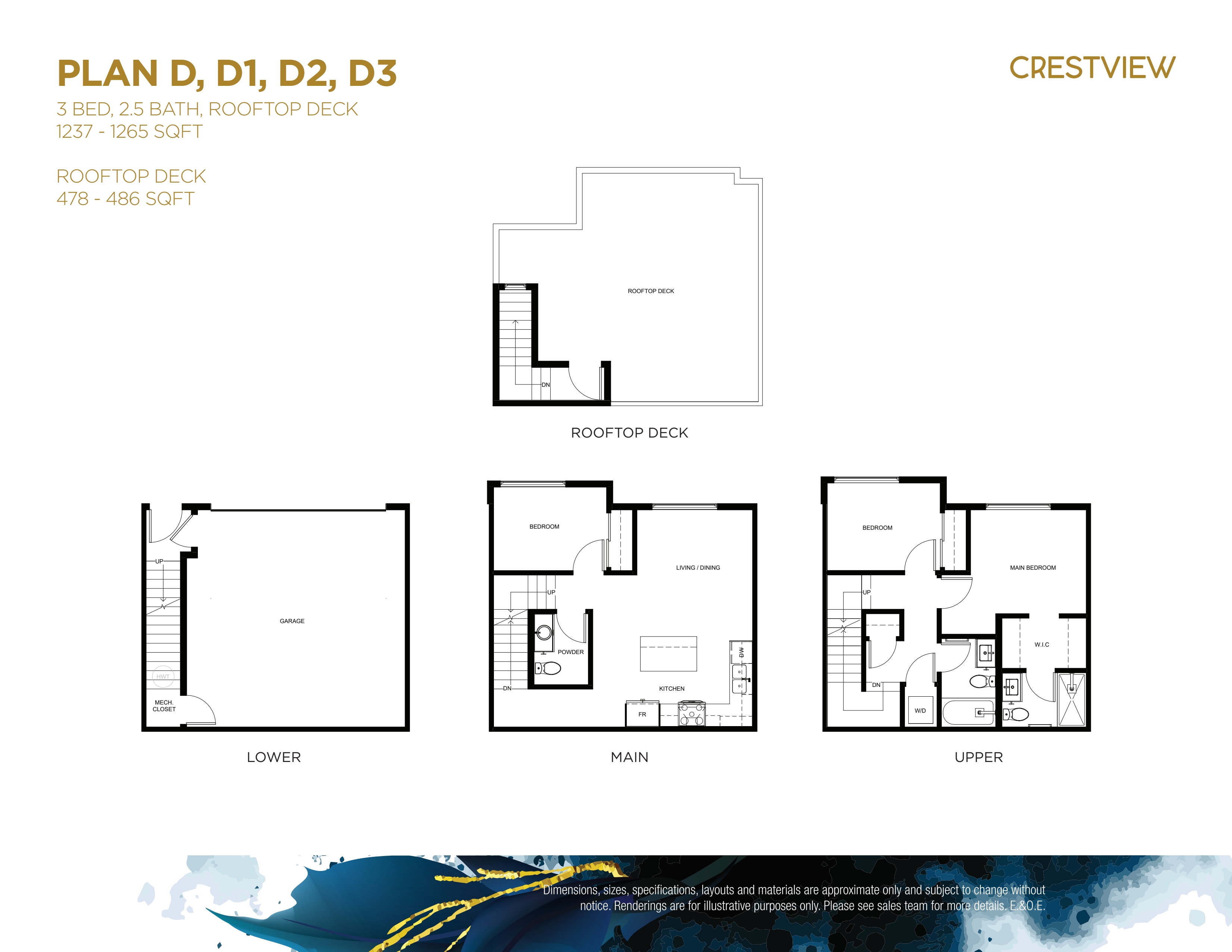 D, D1, D2, D3 plan preview
