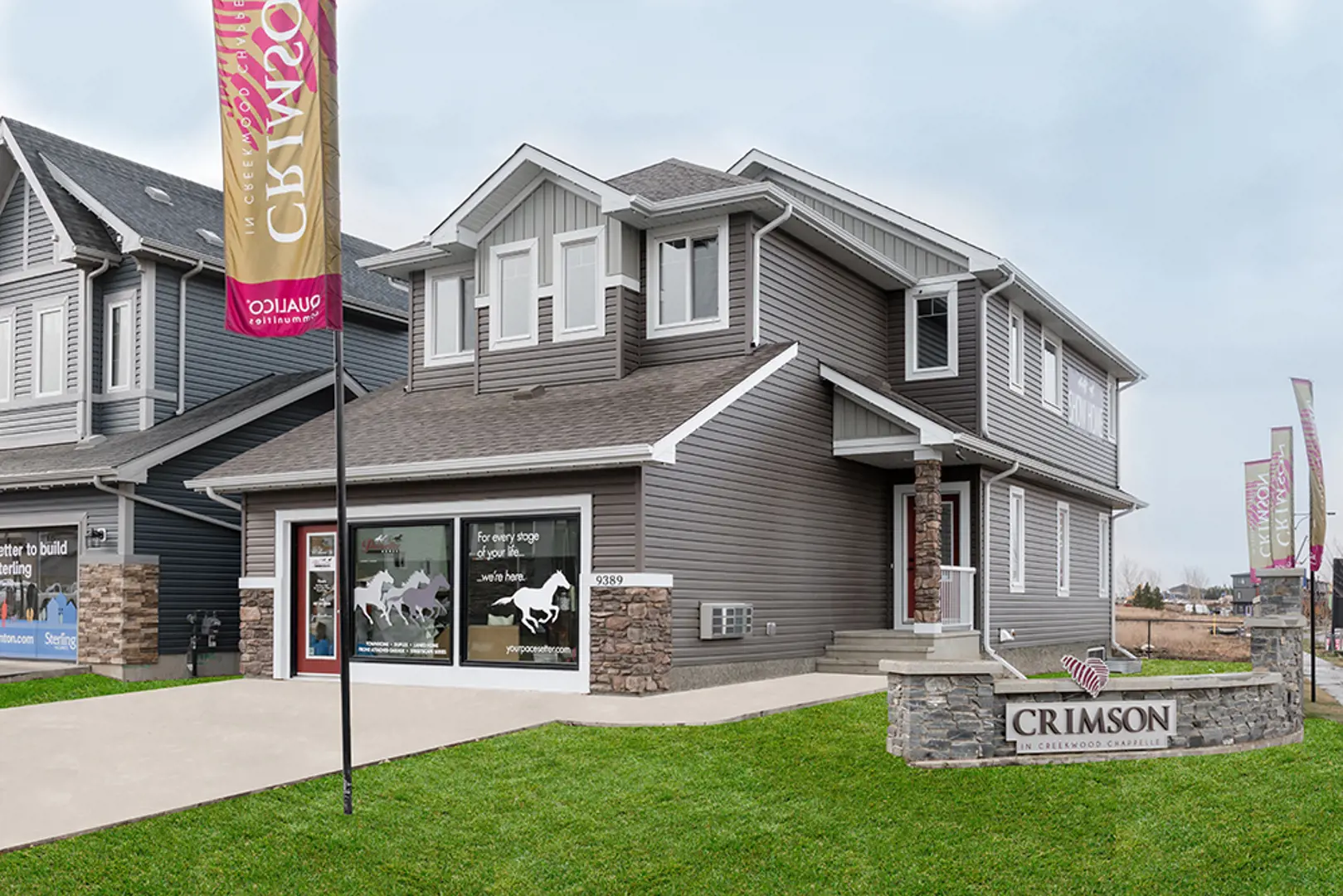 Crimson in Creekwood Chappelle, Edmonton. Artist’s rendering.