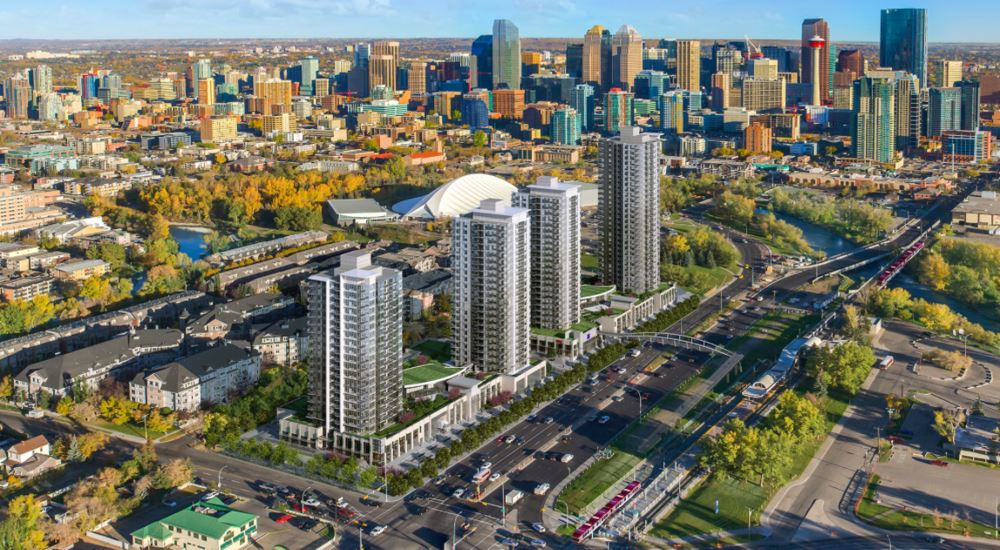 Crosstown Residential Condos, Calgary. Artist’s rendering.