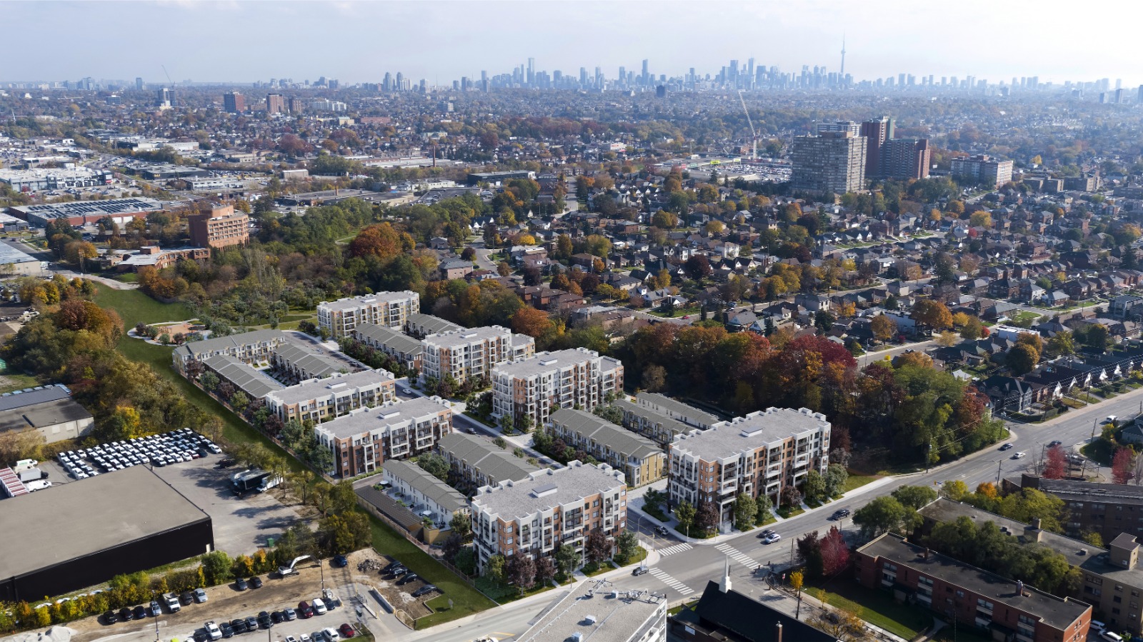 Daniels FirstHome™ Keelesdale 2, Toronto. Artist’s rendering.