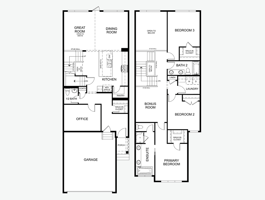 Front Drive 125 plan preview