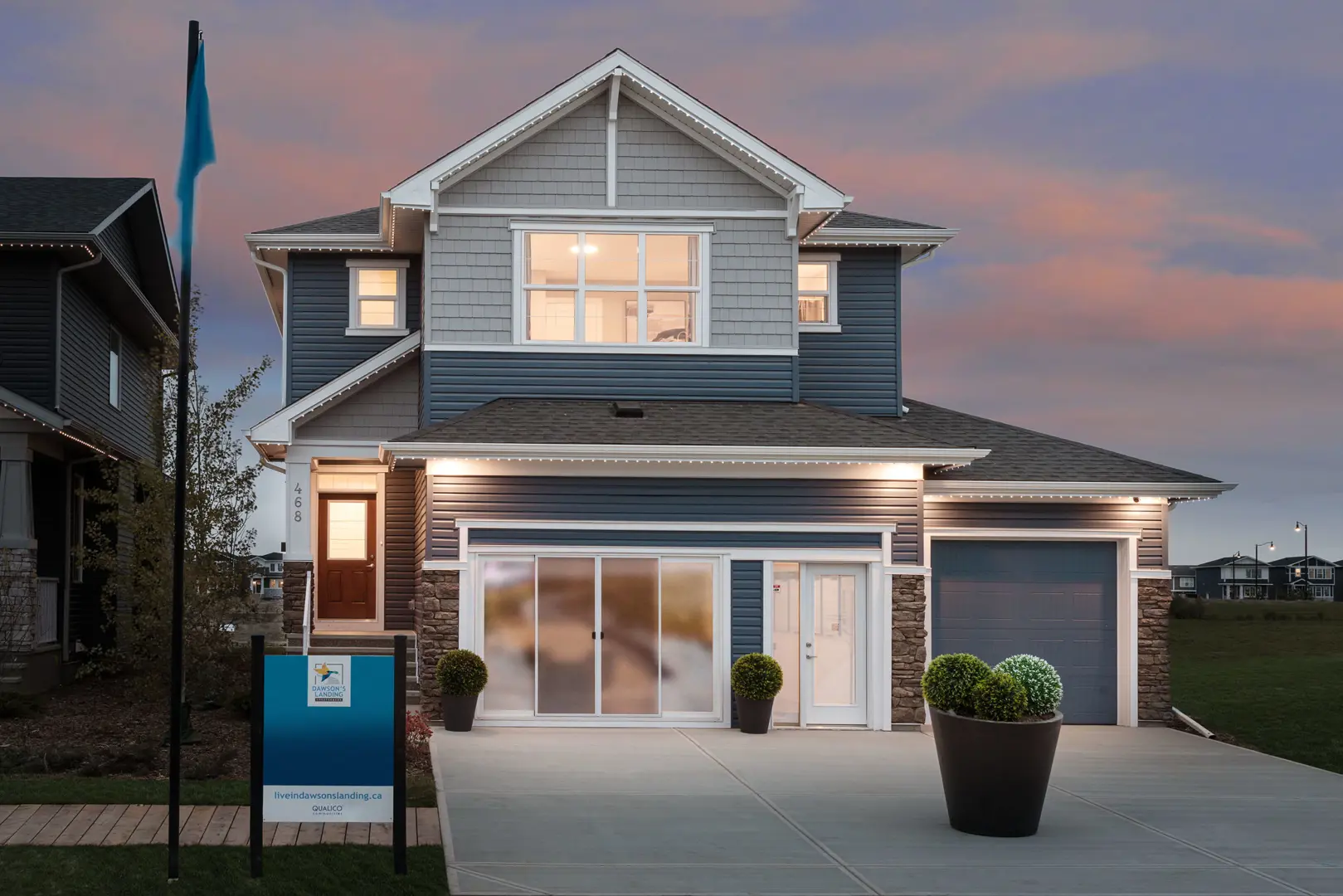 Dawson's Landing, Chestermere. Artist’s rendering.