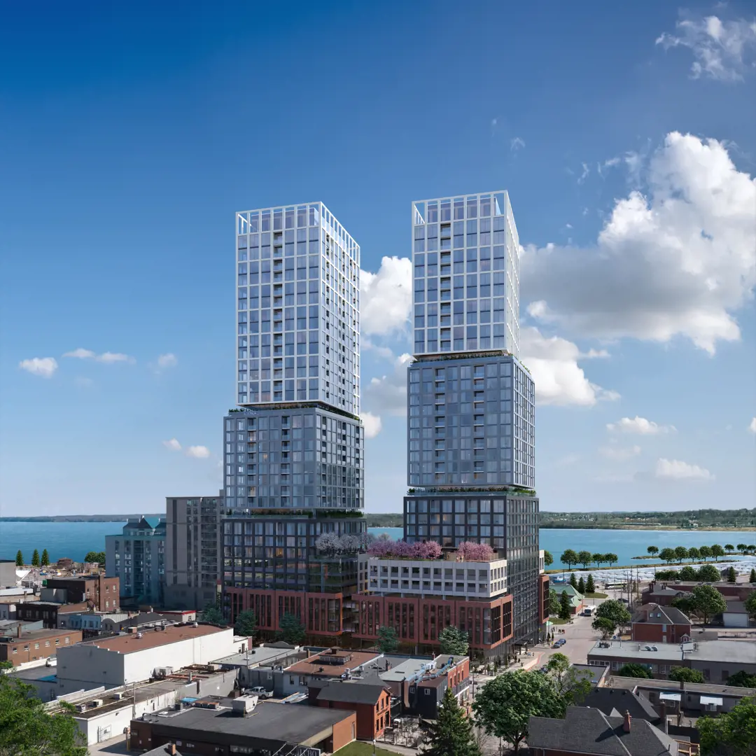 Début - Waterfront Residences, Barrie. Artist’s rendering.