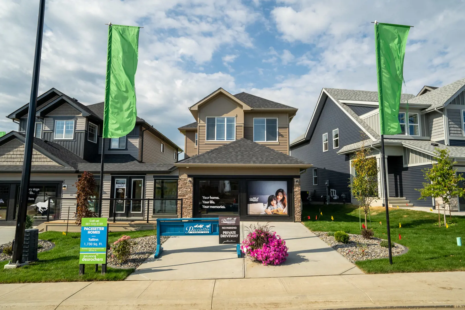 Desrochers Villages, Edmonton. Artist’s rendering.