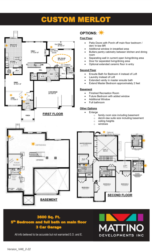 Custom Merlot plan preview