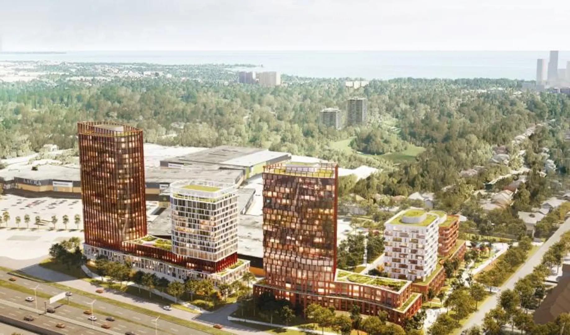 Dixie Outlet Mall Redevelopment, Mississauga. Artist’s rendering.