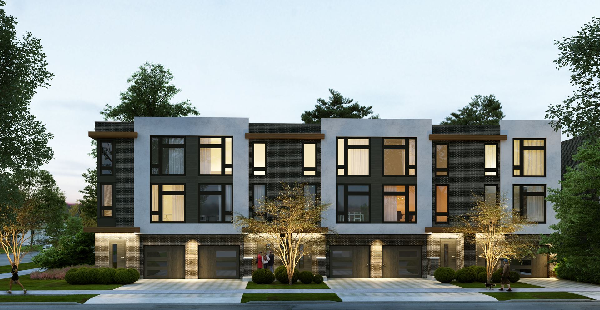 Downsview Towns, Toronto. Artist’s rendering.