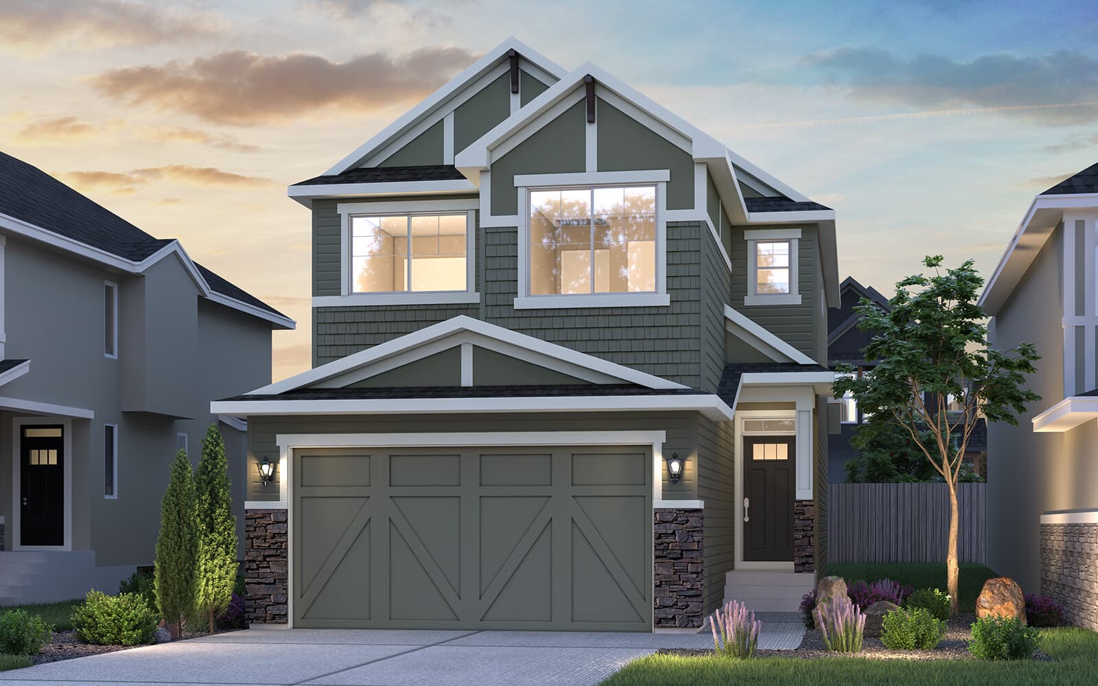 Front Garage Collection-  Rundle 24 plan preview